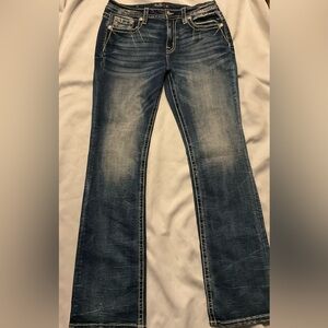 Miss Me Dark Blue Boot Cut Jeans